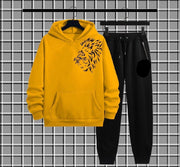 Men's Fleece Graphic Sublimation Track Suit - 2 Pcs