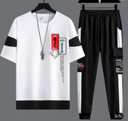 2 Pcs Men's Micro Interlock Graphic Sublimation Track Suit