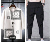 2 Pcs Men's Micro Interlock Graphic Sublimation Track Suit