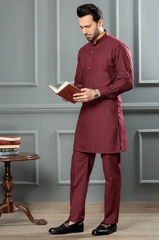 Men's Wash And Wear Kurta Pajama Set - 2 Pcs in All Colors