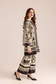 Stylish Printed Shirt and Trouser Set - 2 Pcs Women's Stitched Outfits