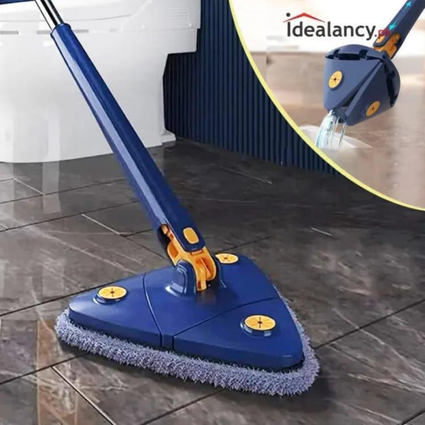 360 Degree Triangle Twister Mop - 1 Pc for Effortless Cleaning