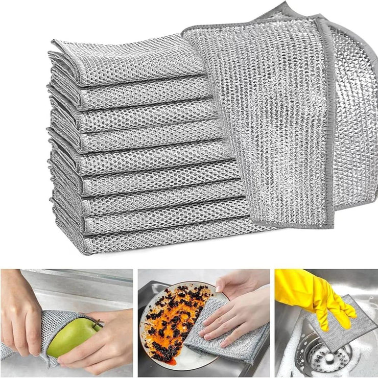 20 Pcs Durable And Washable Material Cleaning Cloth