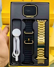 HK-09 Smart Watch Ultra Golden Edition- 1 Pcs